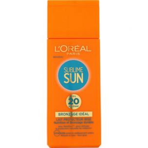 LOREAL Sublime Sun Bronzage Idéal Lait Protecteur Irisé FPS20 200ml